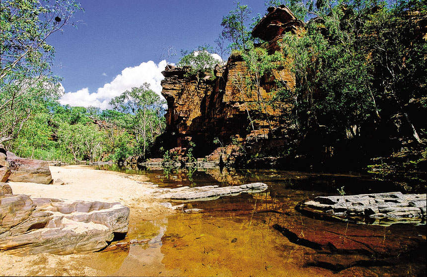 Umbrawarra Gorge courtesy of NTTC Northern Territory tourism for Katherine regional tourism