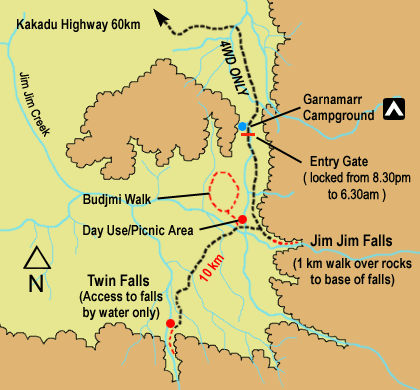  Guided adventure soft tours to Kakadu National park includes options to Jim Jim Falls - seasonal access late June till October