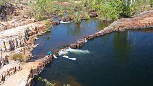 Sweet water pool courtesy of NTTC Northern Territory tourism for Katherine regional tourism